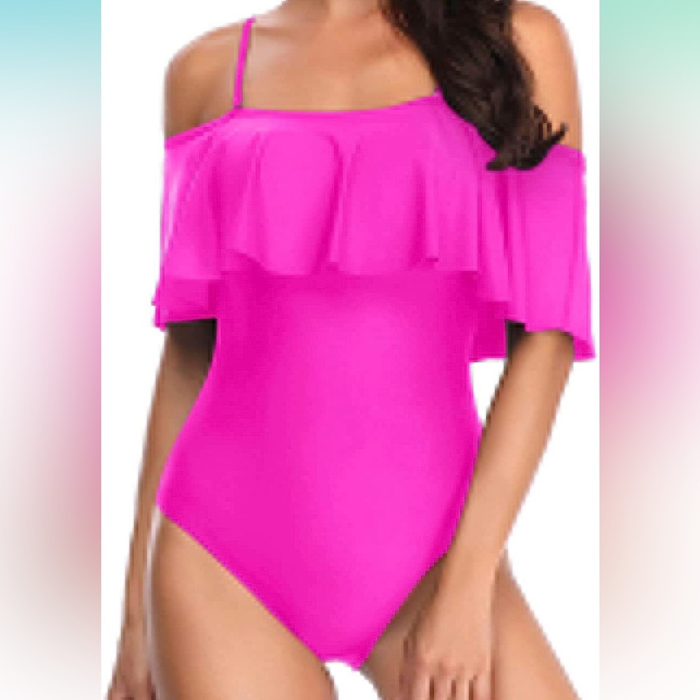 Hot pink swim suit! Never worn!